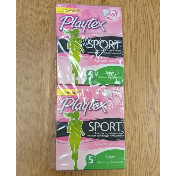 Playtex Bath & Body Six 8count Boxes Of Playtex Sport Super Tampons Fresh Scent Poshmark